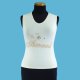 LADIES' 65% RAYON 35% NYLON KNITTED TOP W/BEADING