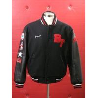 BF Leather Sleeve Varsity Jacket