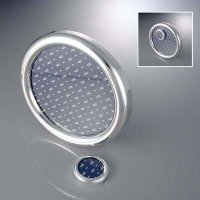 Silver-plated Round Photo Frame with Small Round Magnet Photo Frame