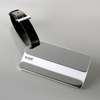 Silver-plated Luggage Tag
