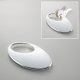 Sell Silver-plated  inchesFlated inches Keychain with Stone