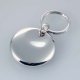 Silver-plated Round Keychain