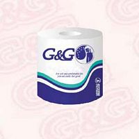 G & G Tissue Bathroom Tissues With Pressed Vestige(2 Layers/pc)