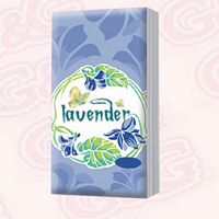 Sell Lavender Tissue Mini Handkerchiefs with Pressed Vestige(3 Lyers/pc)