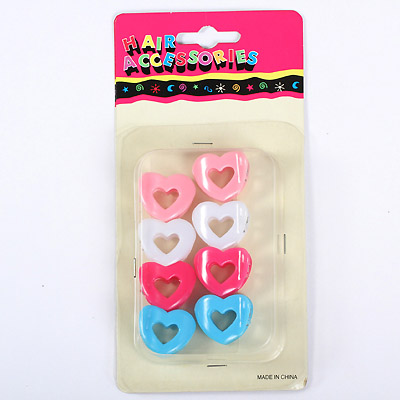 Small Heart Claw Clips