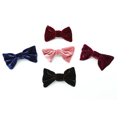 Velvet Bow French Clip