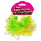 Chiffon Scrunchy w/ AB Rings, 11347D-2HAC