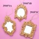 Antique gold mirror, asst x 3, 291071ABC