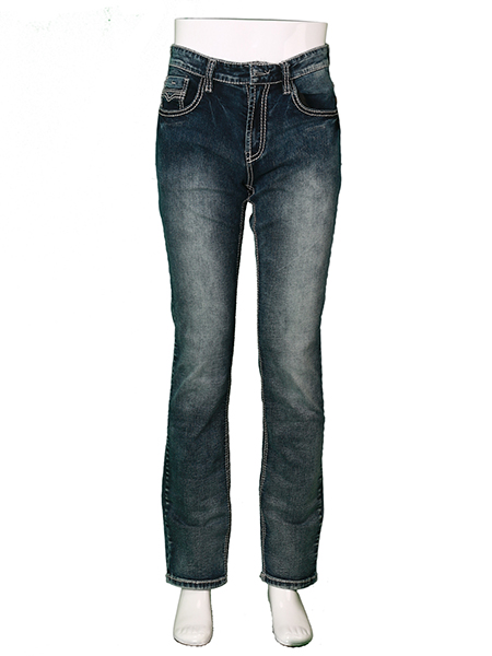 Spring / Summer Outdoor Women Plus Size High Waist Soft Hand Bleached Denim Jeans