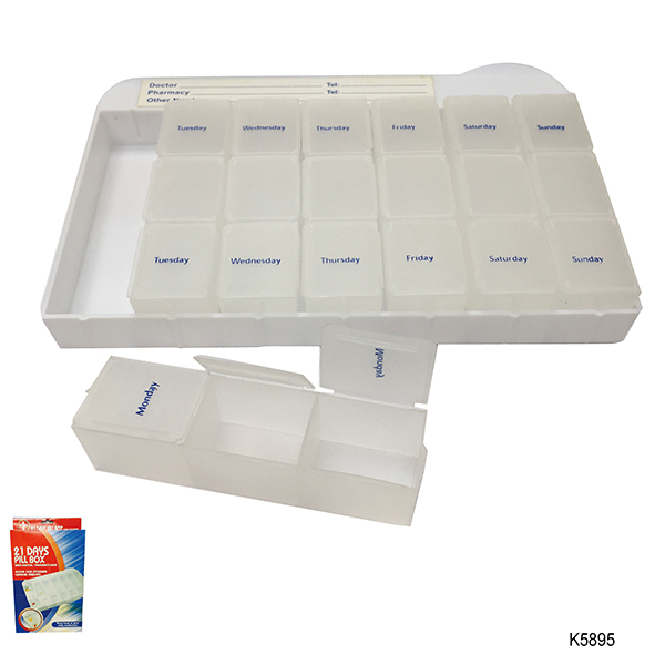 21 DAYS JUMBO PILL BOX