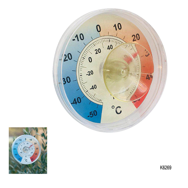 OUTDOOR THERMOMETER W/SUCTION