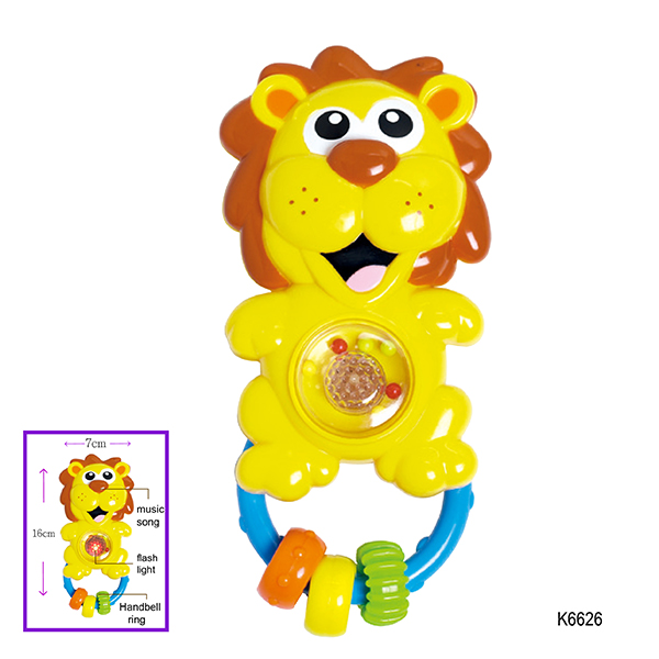 RATTLE ANIMAL TOYS W/SOUND & LIGHTING