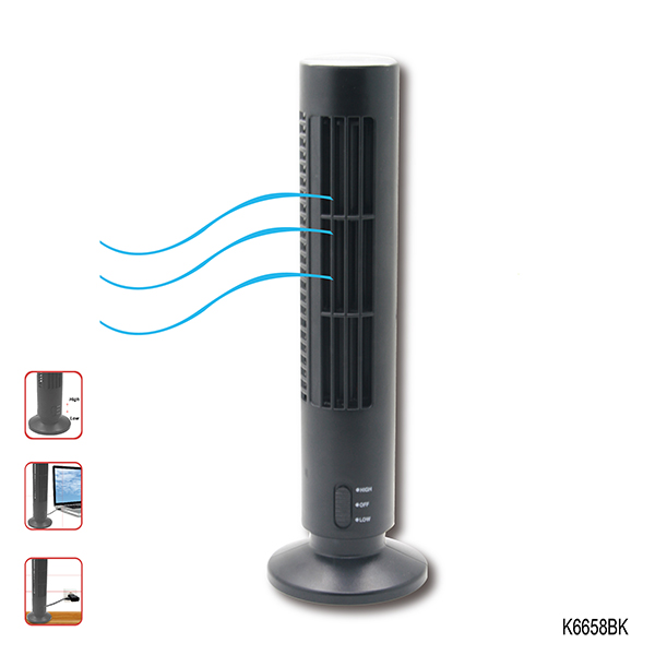 USB TOWER FAN (BLACK)