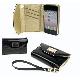 iPhone 4/ 4S wallet case black, SS-0013