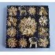 Straw Christmas Oranments Set 49pcs/box, KF29-44NG