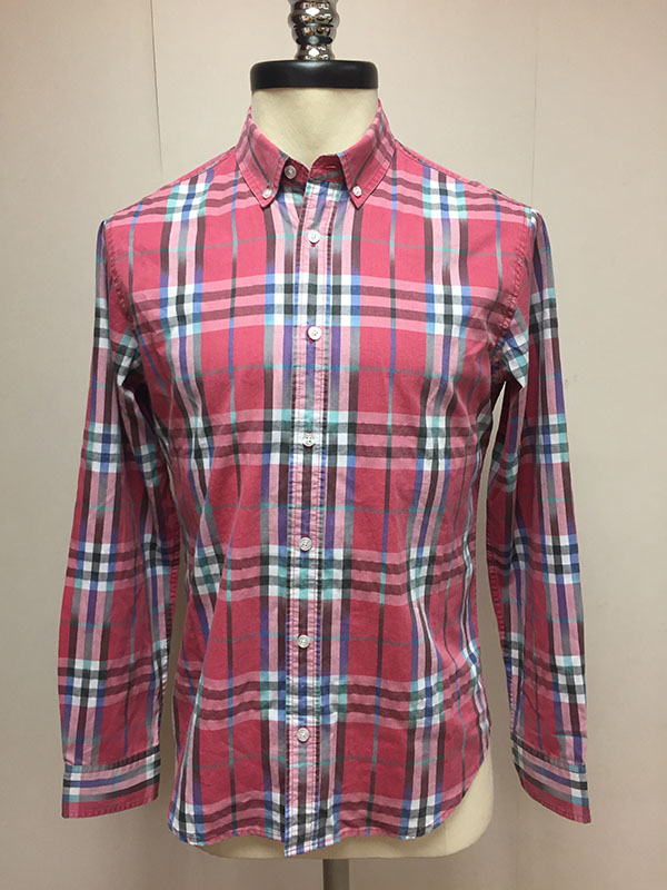 Mens 100% Cotton Gradient Yarn Dye Shirt