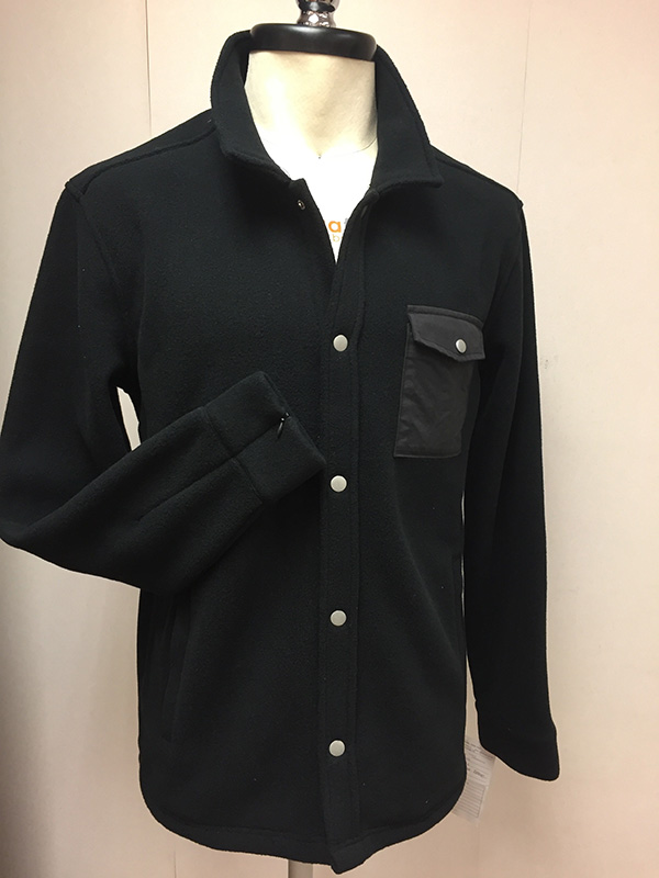Mens Polar Fleece Shirt Jacket
