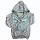 Ladies' hoody zip front french terry jacket