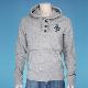 Melange fleece with embroidery, 1H4578