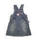 Girl's denim bib skirt, tngarment2018