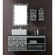 Black & White Stainless Steel Bath room Cabinet (XC9015), XC9015
