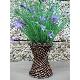 rattan vase, wicker vase, straw vase, new designed vase, modern decorative flower vase, Chinese vase, vs0001