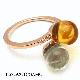 18K Gold Citrine, Green Amethyst, Diamond Ring, BS8292CTCGAMC
