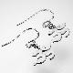 SILVER EARRING W/OM WORD