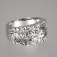 SILVER RING W/CZ STONE