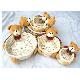 Set 3 Straw Storage Bear Basket, 28601.