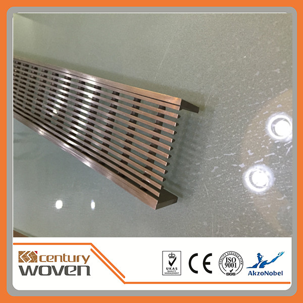 stainless steel linear floor drain grating
