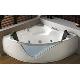 New Fan Shape Corner Acrylic Massage Bathtub, M1202