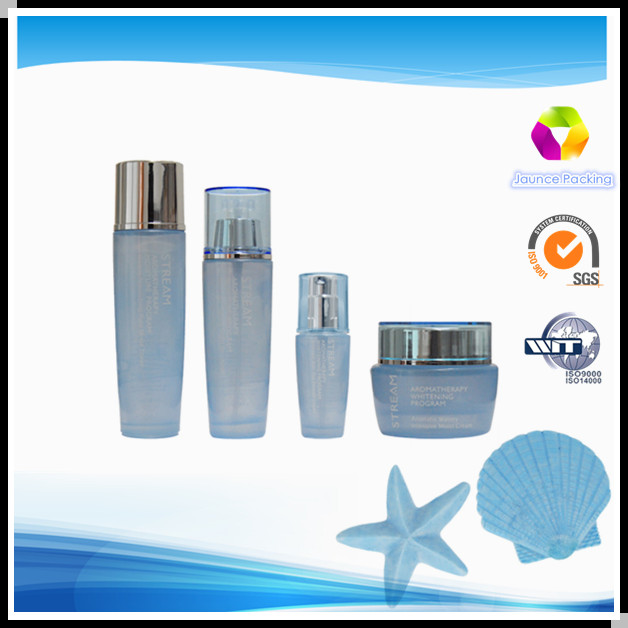 Perfect Design With Gold Color Cosmetic Glass Bottle