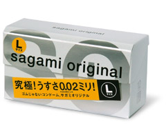 Sagami Original 0.02 L-size 12's Pack
