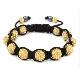 316l Stainless Steel Titanium Bracelet With Shamballa Beads