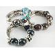 Pottery ball bracelet