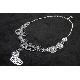 Round plate necklace