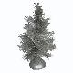 18in Silver Fiber Optic Tree, U-71001