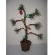 14 inches Pine Needle Tree with C6 LED Lights (Battery Operated)