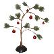 24 inches Pine Needle Tree with Ornament Balls, U-16016