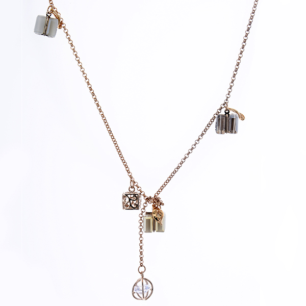 Gem Box Stone Necklace