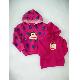Girl's Pull Over Shirt with hood, 199-A/6844PFA(Left) 
199-B/6292PFA(Right)