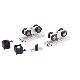 Self-locking Wooden Door Roller, 433-4A