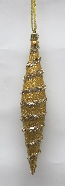 8 inches HG Glitter Sequin orn.