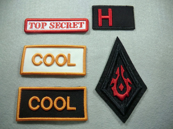 3D Embroidered Badges