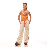 Knitted tank top + cargo pants
