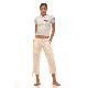 Knitted tee + 3/4 length pants