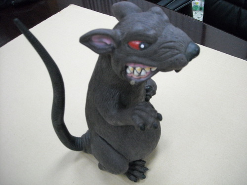 PVC rat decoration