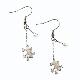 Stainless Steel Jigsaw Earring, ERS06017