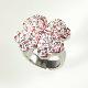 Stainless Steel Flower Finger ring